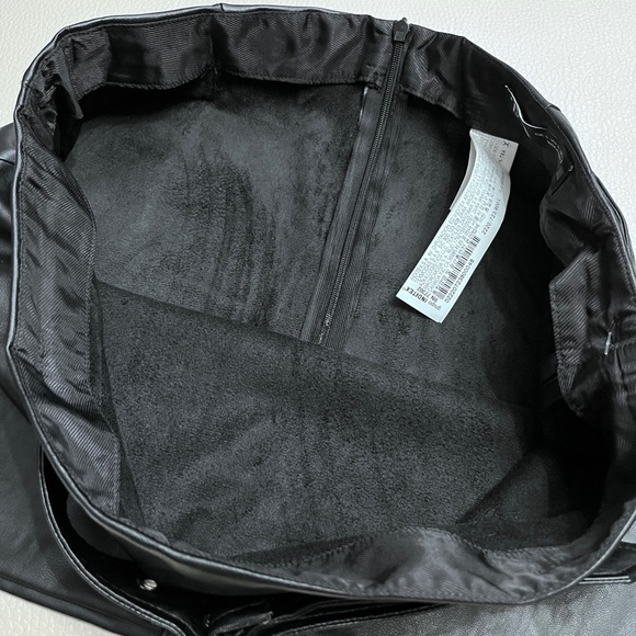 Zara Women’s Faux Leather Belted Mini Skirt - Size L - Picture 6 of 9